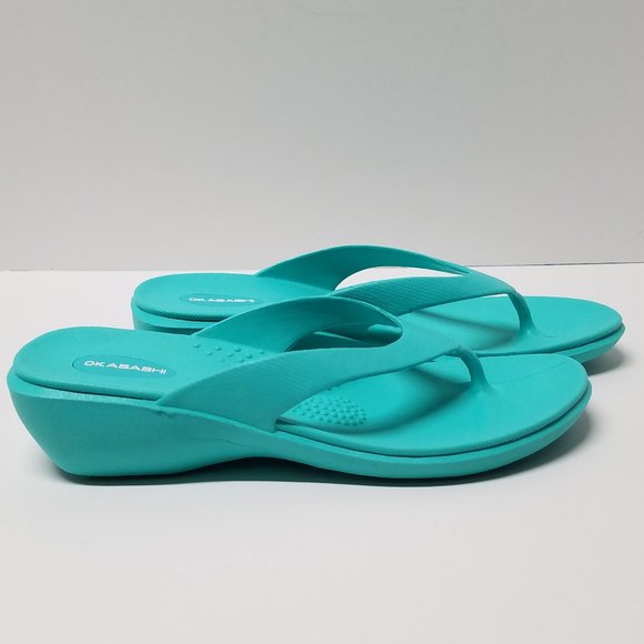 Okabashi Sea Glass Splash Flip Flops - Sandals - Picture 6 of 12